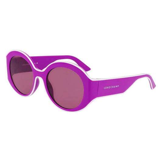 Lunettes de soleil Longchamp Purple Injected pour femmes