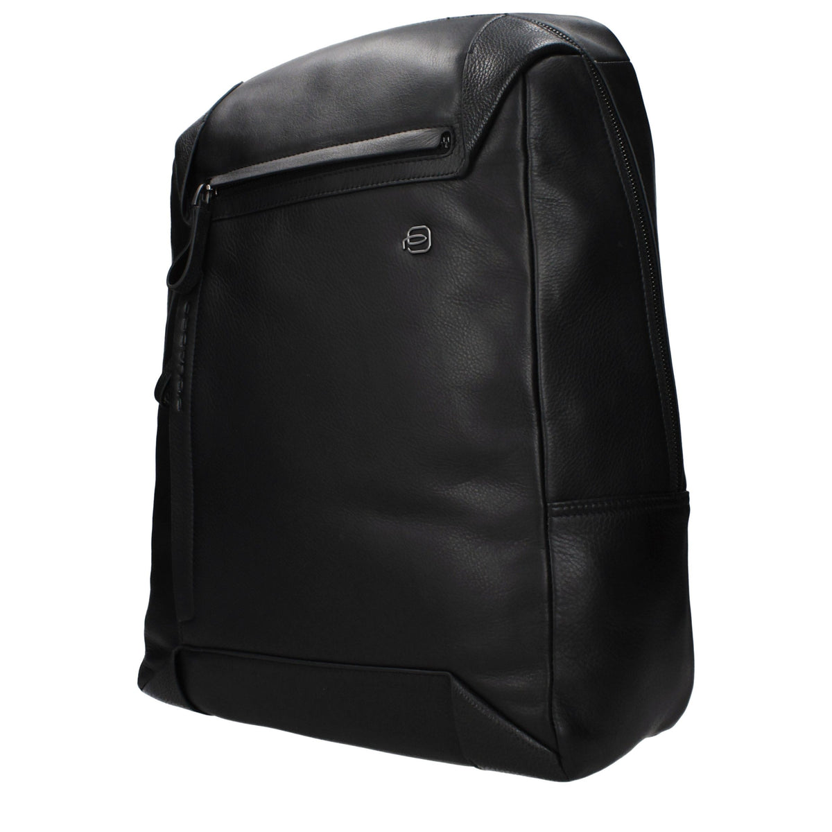 Piquadro Black Leather Backpack - Stylish & Functional