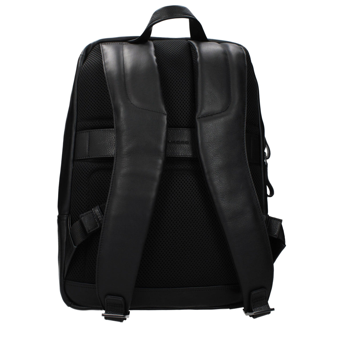 Piquadro Black Leather Backpack - Stylish & Functional