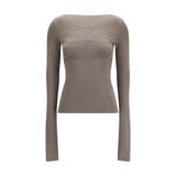 Rick Owens Temple Gray Viscose Shirt for Women