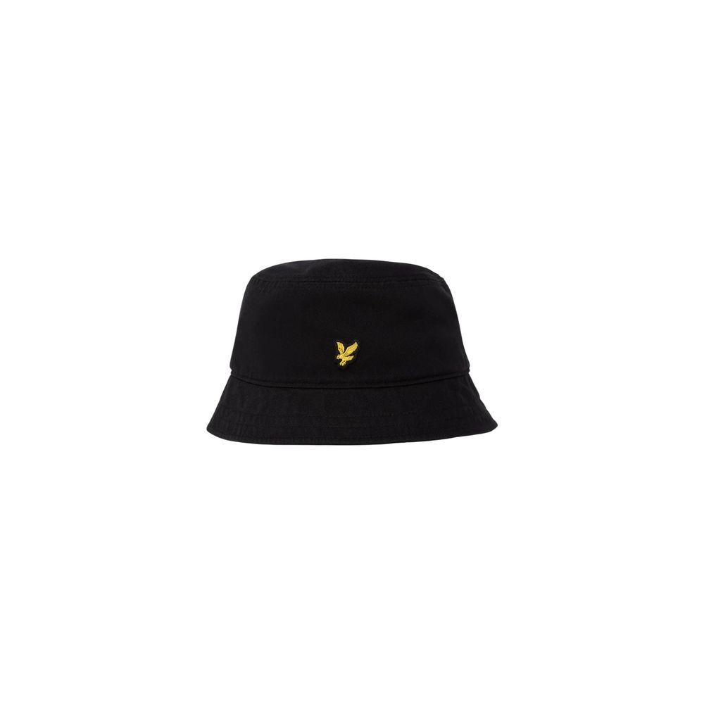 Lyle & Scott Black Cotton Bucket Hat - HE2405A
