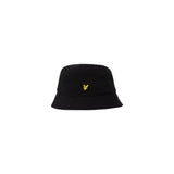 Lyle & Scott Black Cotton Bucket Hat - HE2405A