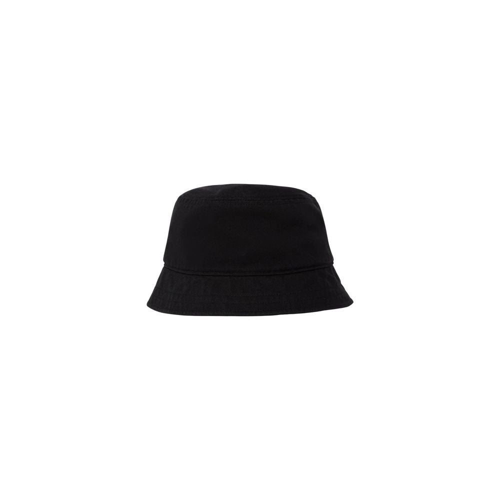 Lyle & Scott Black Cotton Bucket Hat - HE2405A