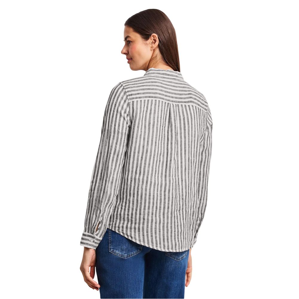 Street One SOL_LTD QR Brown Linen Blouse for Women