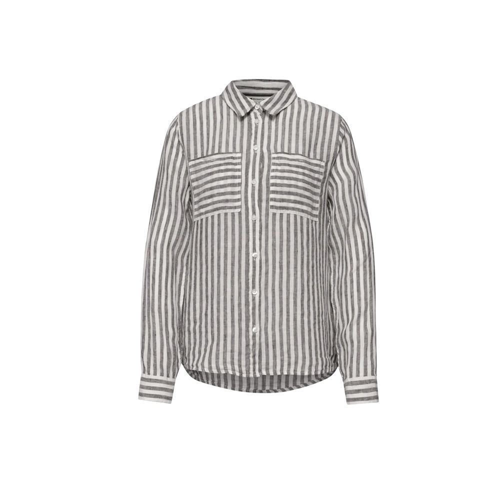 Street One SOL_LTD QR Brown Linen Blouse for Women