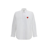 Chemise en coton blanc Comme Des Garçons Play