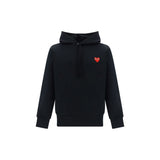 Sweat-shirt noir en polyester Comme Des Garçons Play