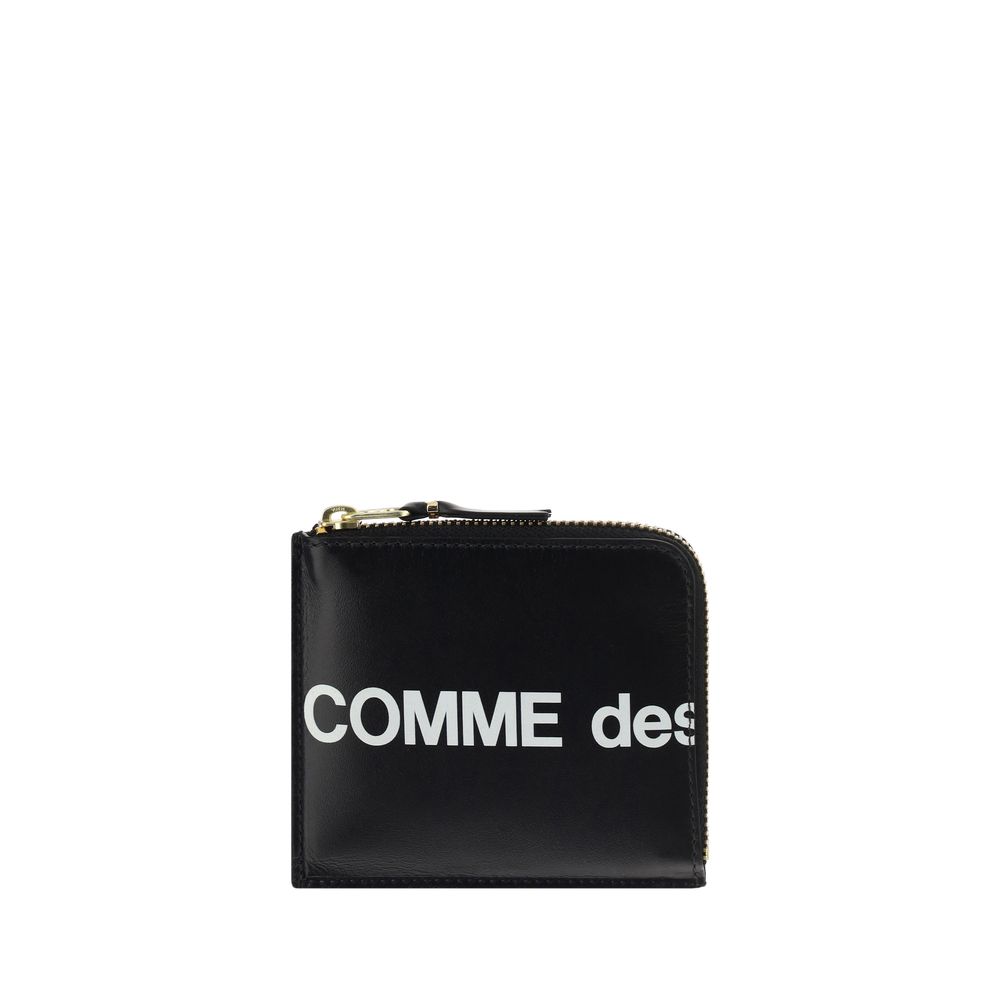 Comme Des Garçons Portefeuille Bos Taurus en cuir de veau noir