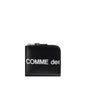 Comme Des Garçons Portefeuille Bos Taurus en cuir de veau noir