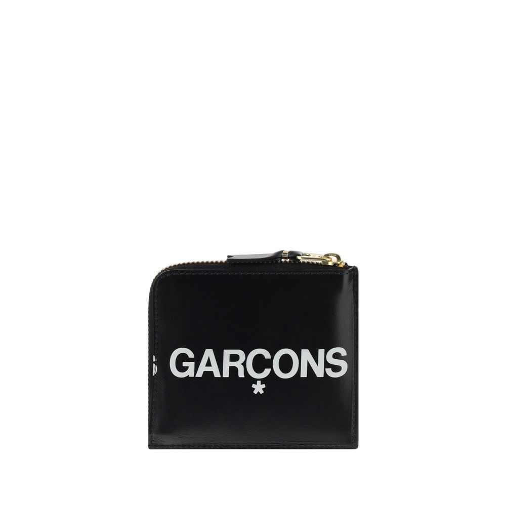 Comme Des Garçons Portefeuille Bos Taurus en cuir de veau noir