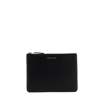 Comme Des Garçons Portefeuille Bos Taurus en cuir de veau noir