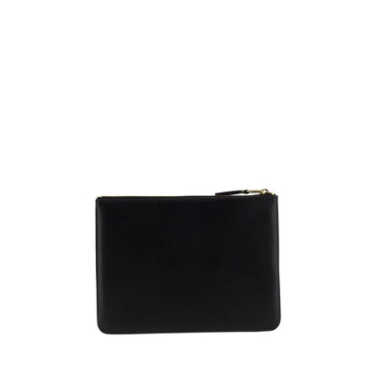Comme Des Garçons Portefeuille Bos Taurus en cuir de veau noir