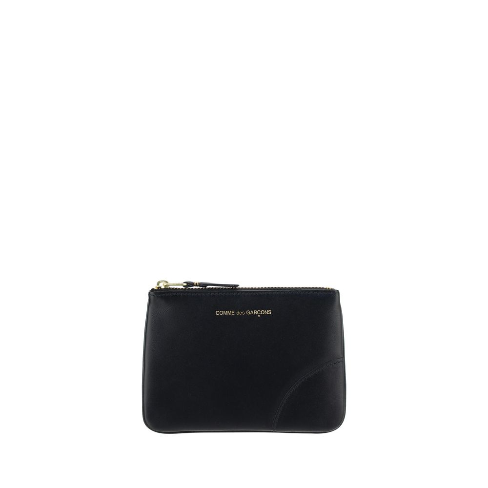 Comme Des Garçons Portefeuille Bos Taurus en cuir de veau noir