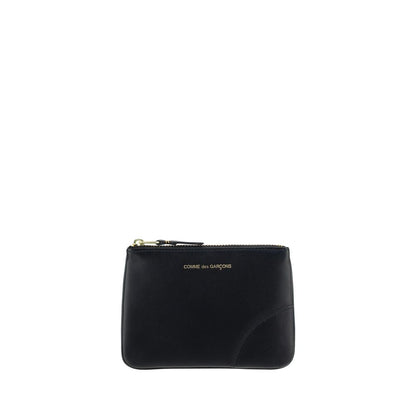 Comme Des Garçons Portefeuille Bos Taurus en cuir de veau noir