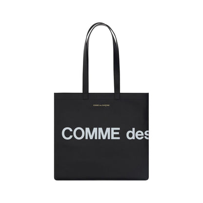 Sac porté épaule Comme Des Garçons en cuir de veau noir Bos Taurus