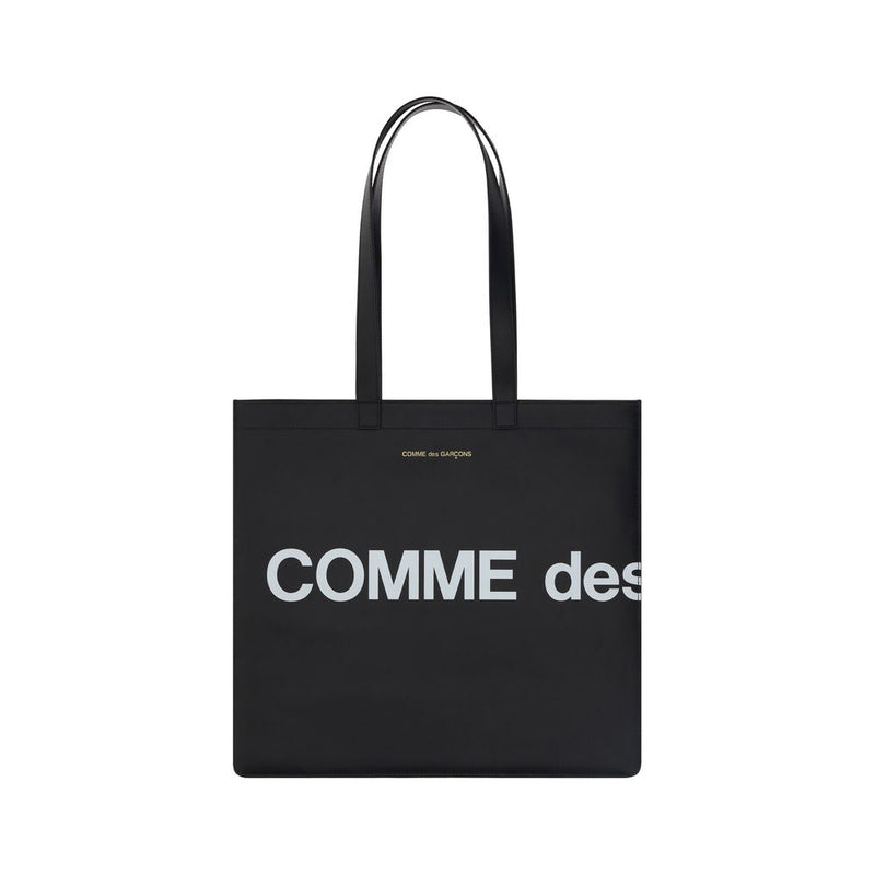 Sac porté épaule Comme Des Garçons en cuir de veau noir Bos Taurus