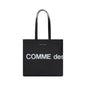 Sac porté épaule Comme Des Garçons en cuir de veau noir Bos Taurus