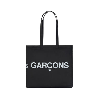 Sac porté épaule Comme Des Garçons en cuir de veau noir Bos Taurus