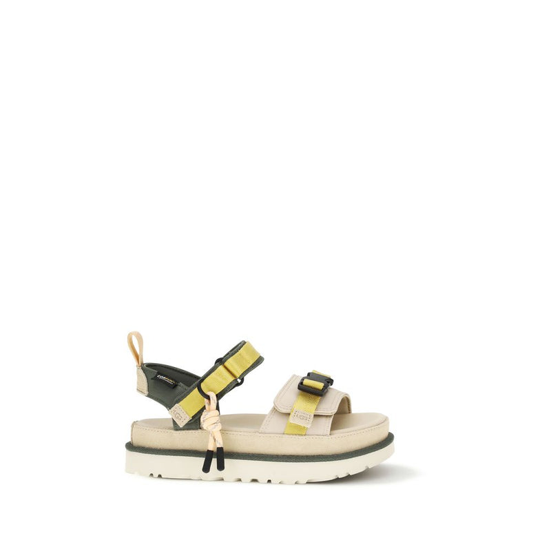 UGG Goldenstar Wildwood Beige Flat Sandals for Women