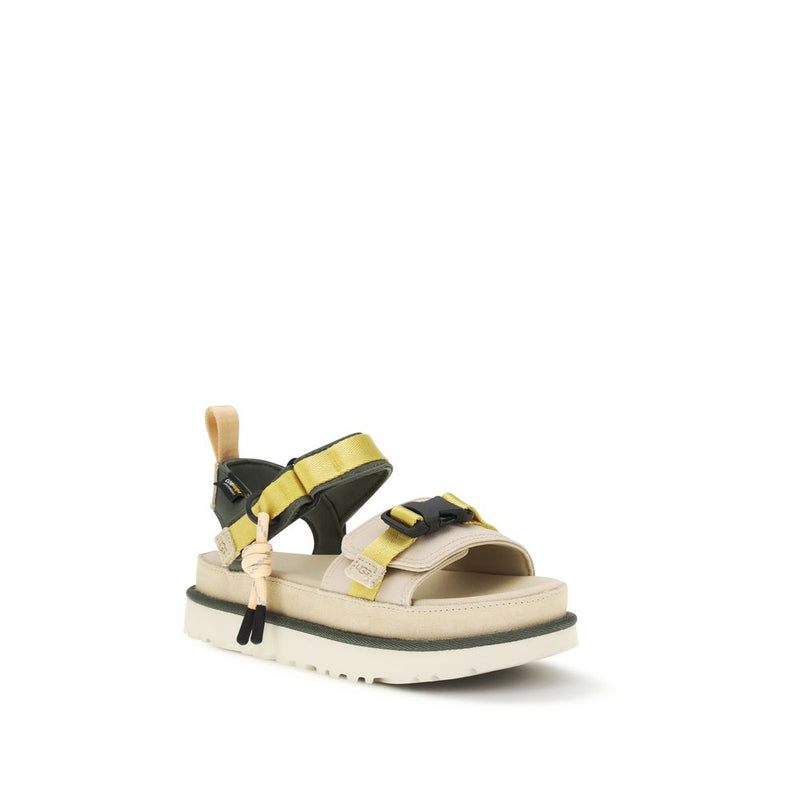 UGG Goldenstar Wildwood Beige Flat Sandals for Women