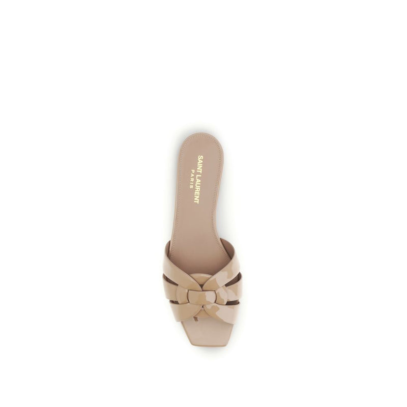 Saint Laurent Multicolor Calf Leather Bos Taurus Ballet Flats