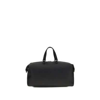 Fendi Sac de voyage en cuir de veau noir Bos Taurus