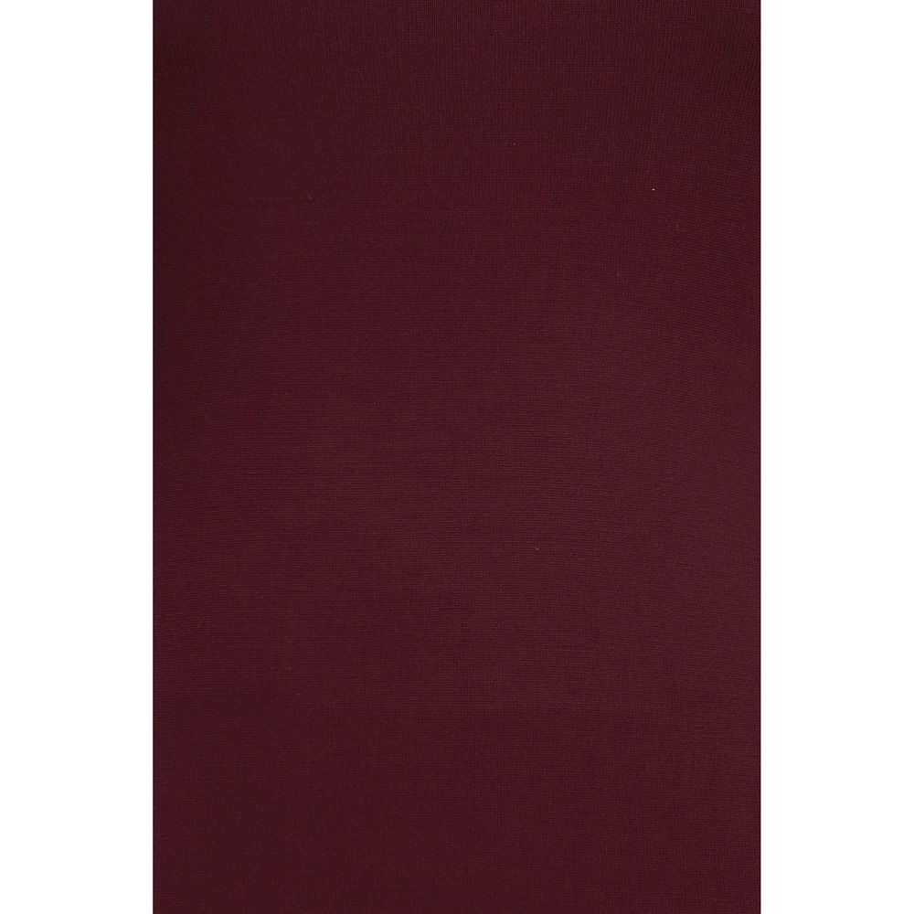 SA SU PHI Purple Silk Long Dress - Elegant Sleeveless Design