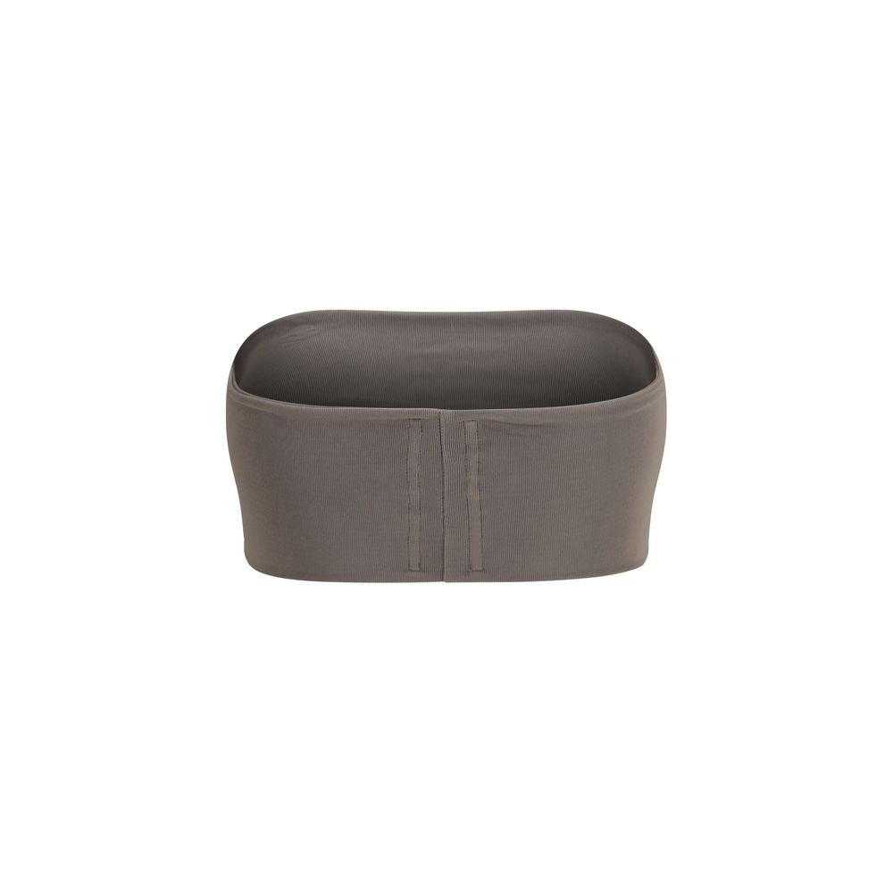 Rick Owens Gray Viscose Bandeau Top for Women
