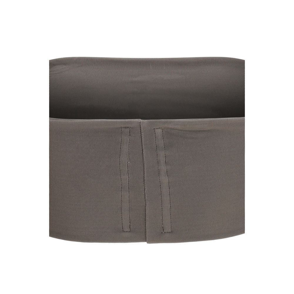 Rick Owens Gray Viscose Bandeau Top for Women