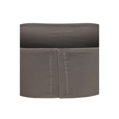 Rick Owens Gray Viscose T-Shirt