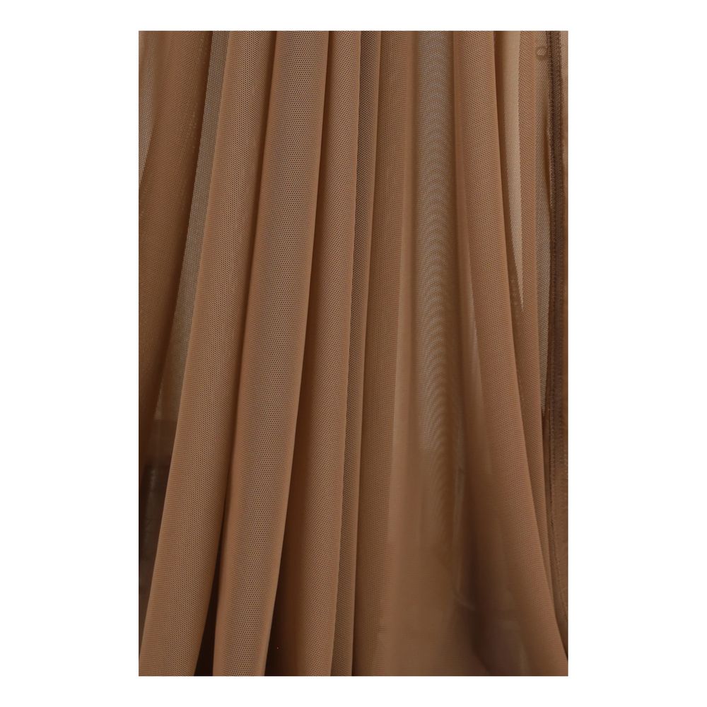 Rick Owens Brown Polyamide Long Sleeve Casual Dress