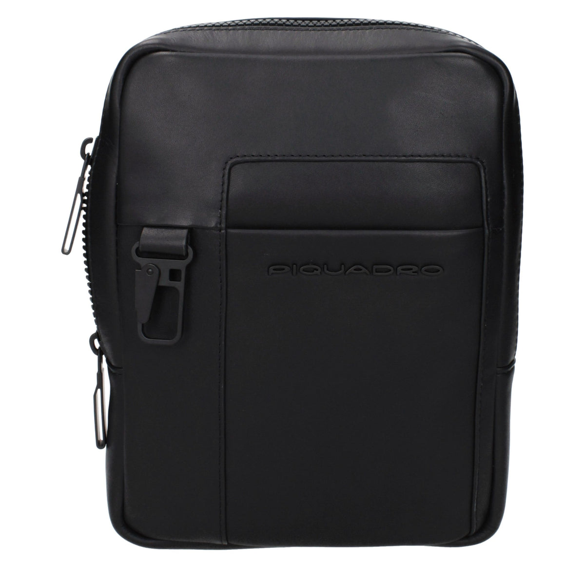 Piquadro Black Leather Crossbody Bag - CA3084S123N