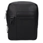 Piquadro zwarte leren crossbodytas