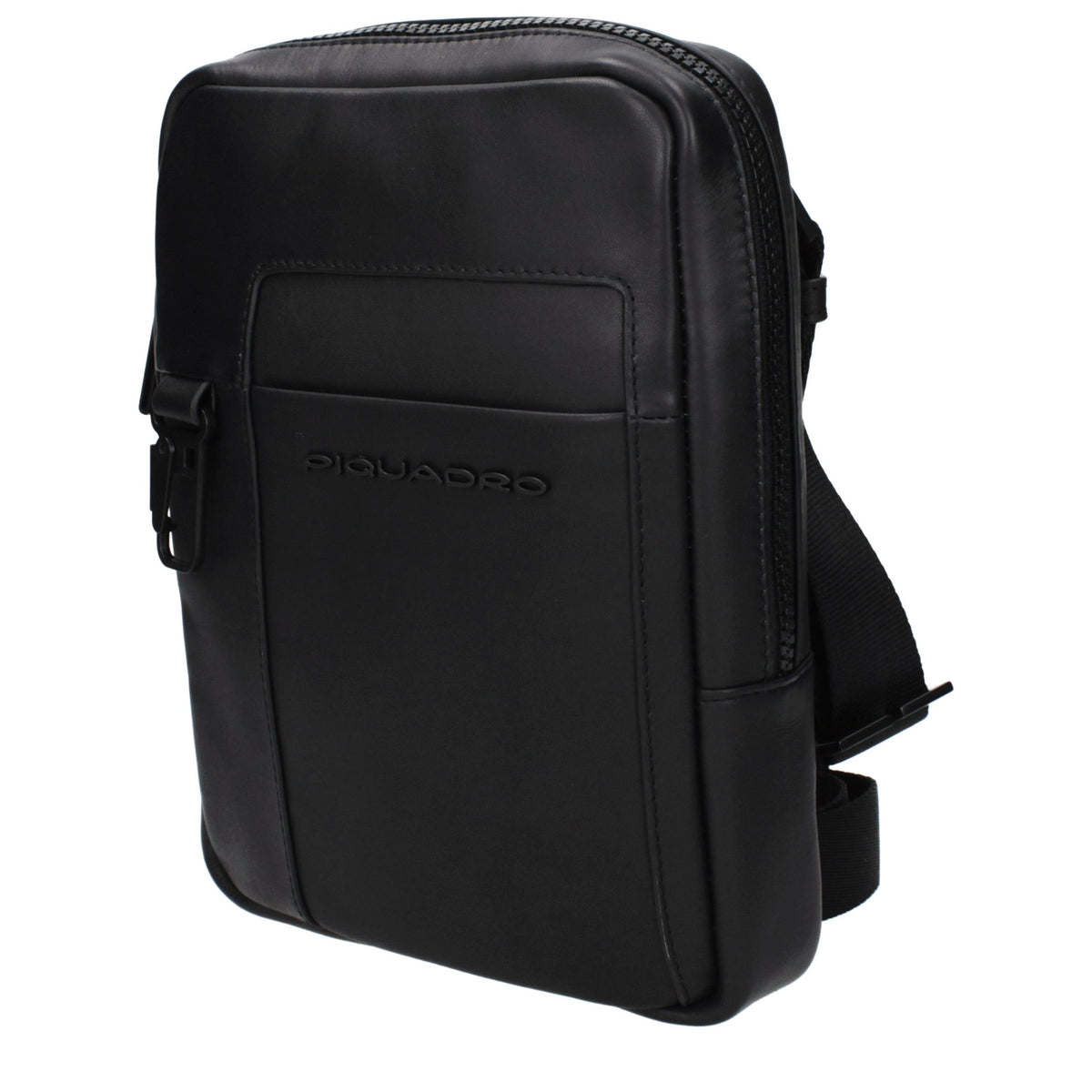 Piquadro Black Leather Crossbody Bag - CA3084S123N