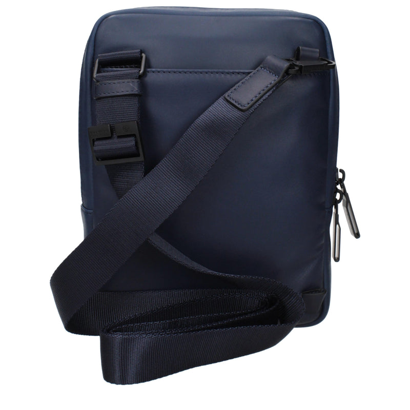 Piquadro Blue Leather Crossbody Bag - CA3084S123BLU