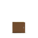Portefeuille Fendi Bos Taurus en cuir de veau marron