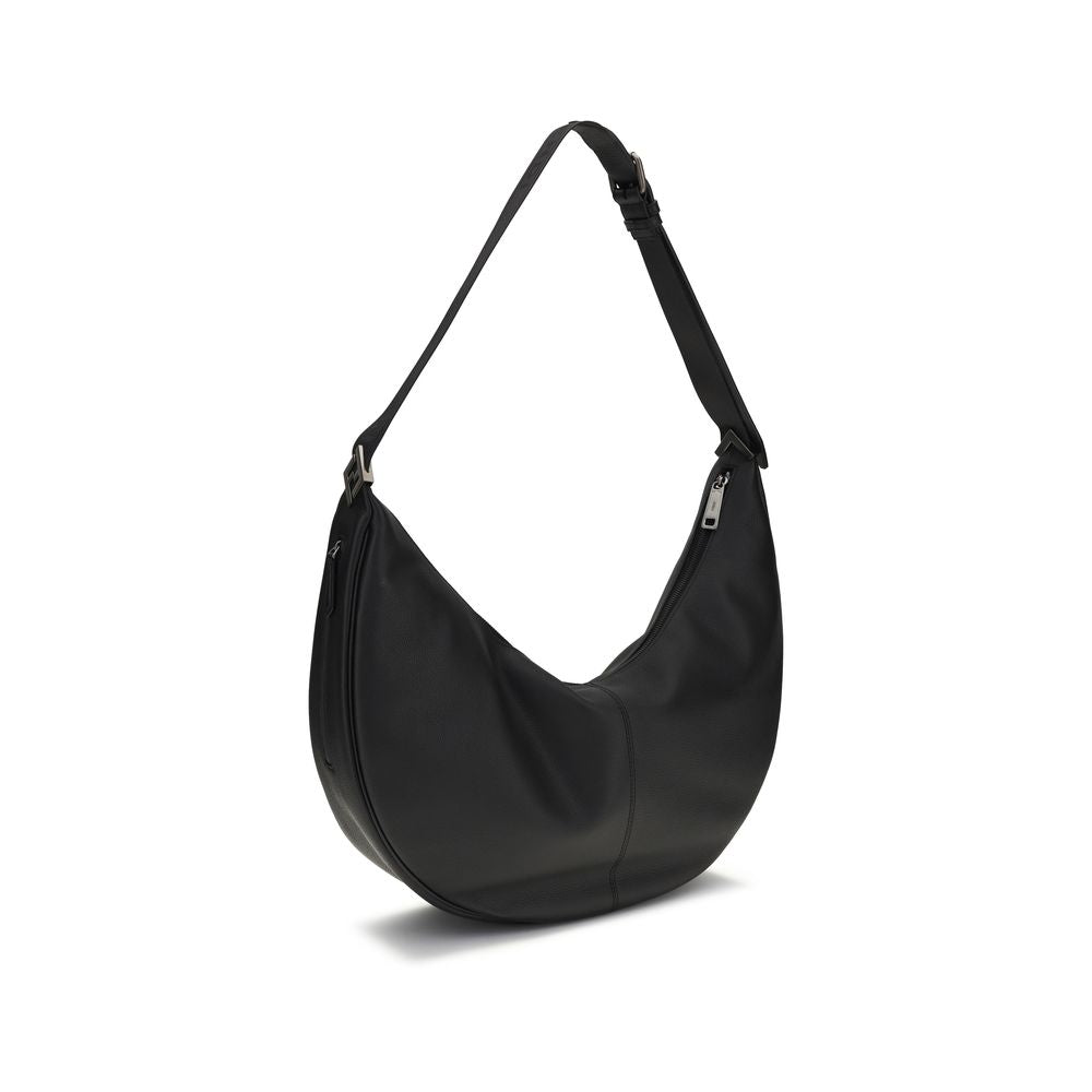 Sac bandoulière Fendi Bos Taurus en cuir de veau noir