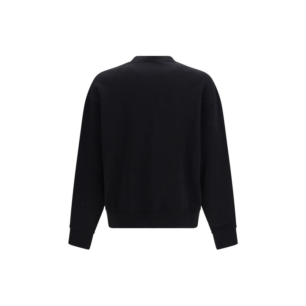 Palm Angels Bear Black Cotton Sweatshirt - SS26