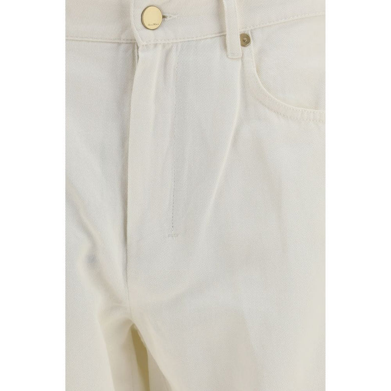 'S Max Mara Beige Cotton Casual Pants