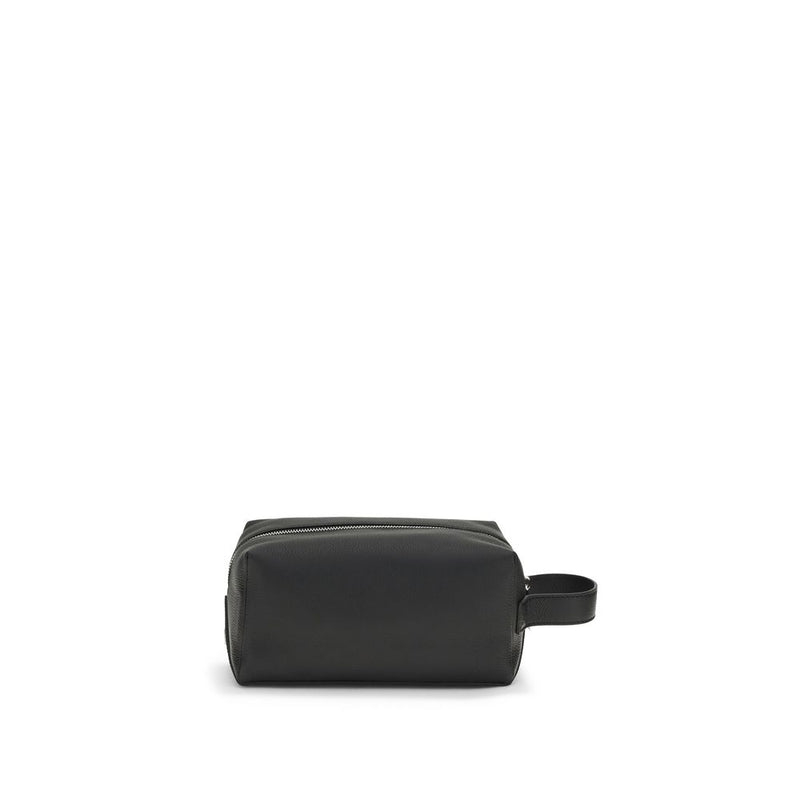 Fendi Sac de voyage en cuir de veau noir Bos Taurus