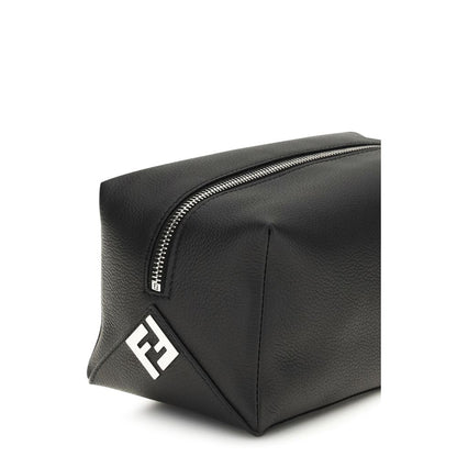 Fendi Zwart Kalfsleer Bos Taurus Bagage En Reizen