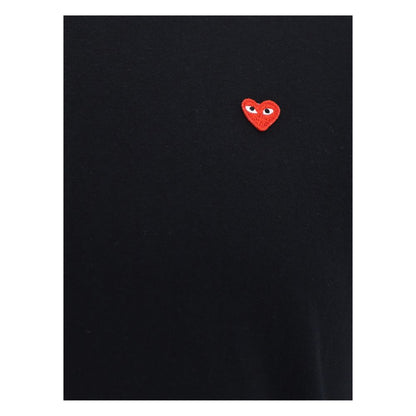 T-shirt noir en coton Comme Des Garçons Play