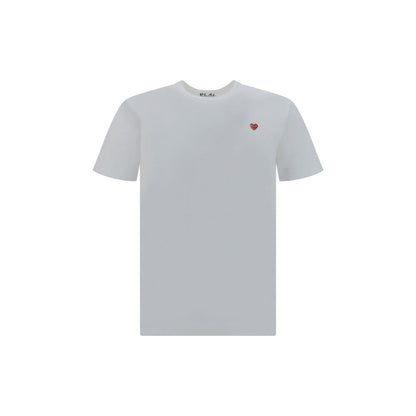T-shirt blanc en coton Comme Des Garçons Play