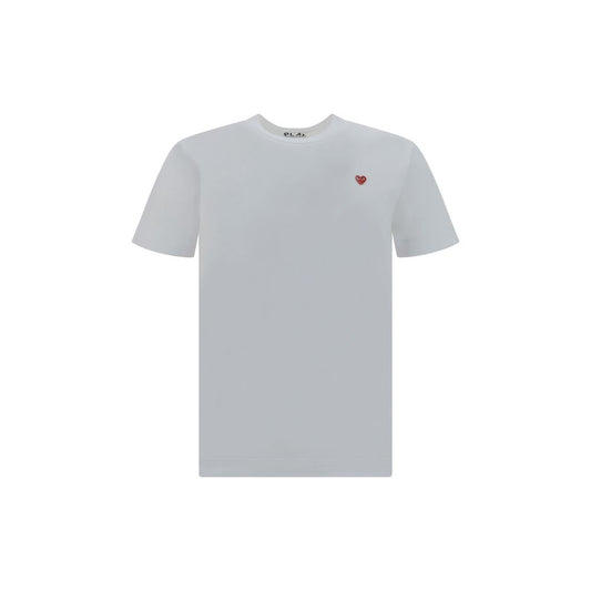 T-shirt blanc en coton Comme Des Garçons Play