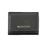 Mario Valentino Black Polyurethane Women's Wallet - Elegant & Practical