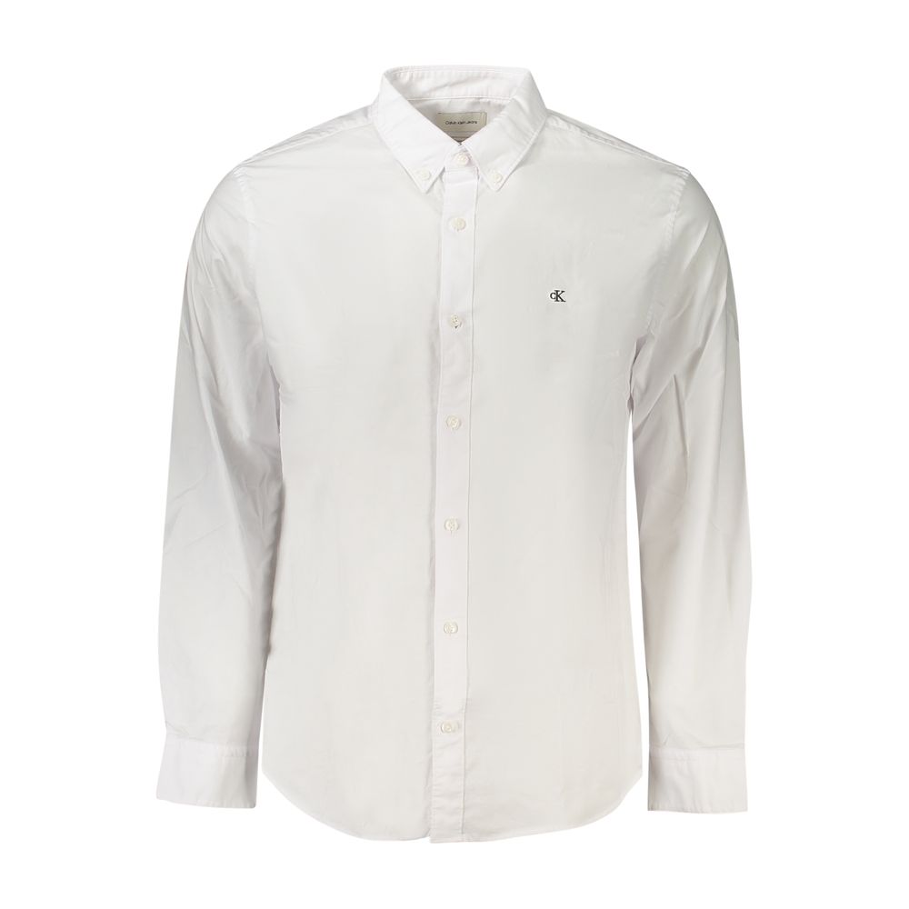 Chemise homme Calvin Klein Bianco en coton