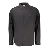Chemise homme en coton noir Calvin Klein