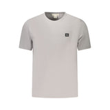 T-shirt gris en coton pour homme Calvin Klein