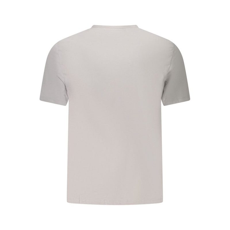 T-shirt gris en coton pour homme Calvin Klein