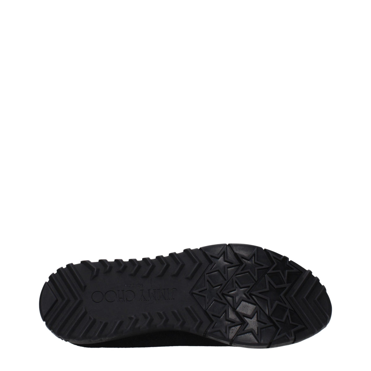 Jimmy Choo Black Fabric Slip-On Loafers for Women
